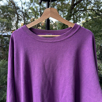 1990s Faded Purple Oversized Sweatshirt