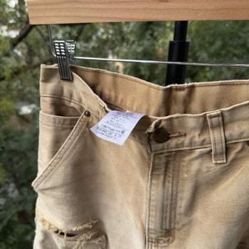 2000s Carhartt Thrashed Faded Distressed Double Knee Pants