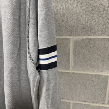 2000s Faded Wide Boxy Striped Raglan Longsleeve Shirt