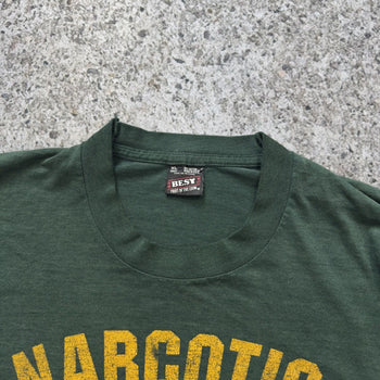 Camiseta descolorida de la Unidad de Narcóticos de Chicago de los años 90