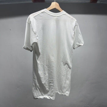 1980s Paper Thin Blank White Single Stitch Tee