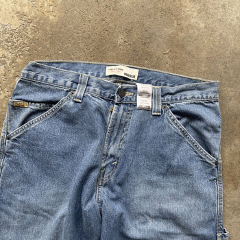 2000S FADED BAGGY LEVI'S WORKWEAR CARPENTER DENIM JEANS