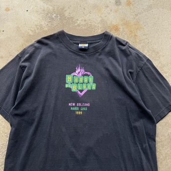 1990s HOUSE OF BLUES FADED MARDI GRAS TEE