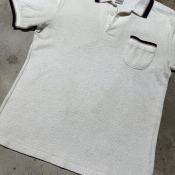 1970s ALFIE CALIFORNIA TERRY CLOTH POLO SHIRT