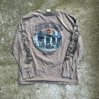 HARLEY DAVIDSON PLAYA DEL CARMEN MEXICO SKULLS LONGSLEEVE