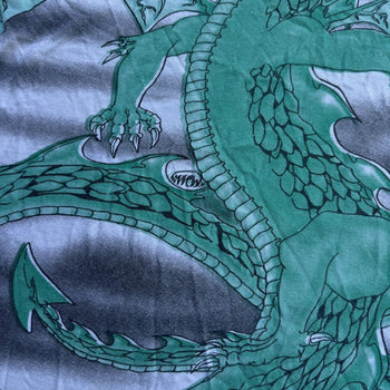 1990s DRAGON SKETCH FADED AOP TEE