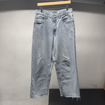 1990s Thrashed Faded Baggy Wide Leg Skater Jeans