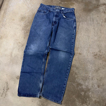 2000s LEVI’S SILVERTAB BAGGY FADED BLUE DENIM SKATER JEANS