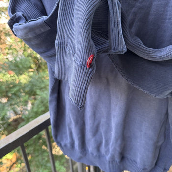 2000s Thrashed Faded Levi’s Ribbed Shirt Sweatshirt