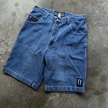 1990S/2000S Y2K DAGGER DADA SUPREME BAGGY DENIM SKATER JEAN SHORTS JORTS