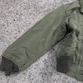 1980s Faded Thrashed Alpha Industries CWU 45-P Flight Bomber Jacket