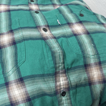 2000s Levi's Thrashed Plaid Flannel Grunge Shirt