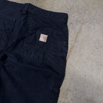 2000s CARHARTT BLACK RIPSTOP UTILITY CARPENTER PANTS