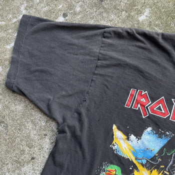 1980s IRON MAIDEN TAILGUNNER WORLD TOUR TEE