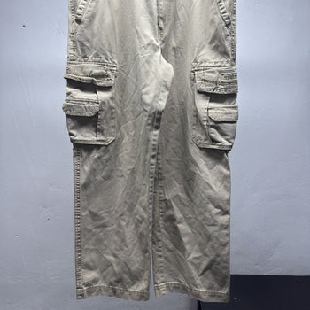 2000s Y2K Union Bay Faded Beige Cargo Pants
