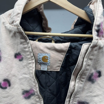 Carhartt Custom Leopard Print Heavyweight Work Jacket