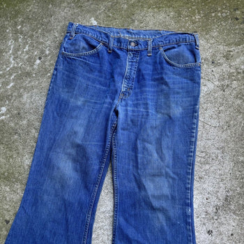 1970s LEVI'S 684 BIG BELL BOTTOM FLARE DENIM JEANS