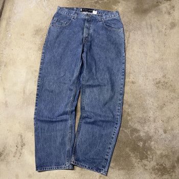 2000s LEVI’S SILVERTAB BAGGY STRAIGHT DENIM SKATER JEANS