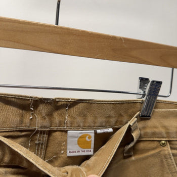 Carhartt Tan Faded Distressed Double Knee Pants