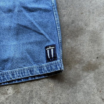 1990S/2000S Y2K DAGGER DADA SUPREME BAGGY DENIM SKATER JEAN SHORTS JORTS