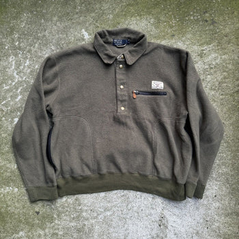 1990s POLO SPORTSMAN RALPH LAUREN SNAP FLEECE