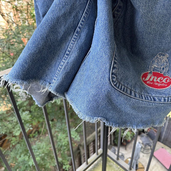 1990s Jnco Big Rig Denim Jean Shorts