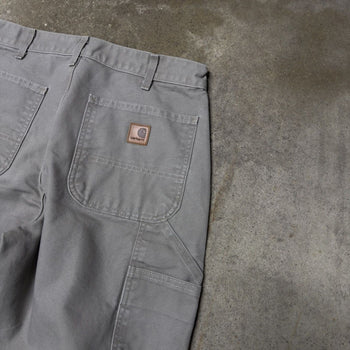 2000s CARHARTT CARPENTER BAGGY WIDE LEG CANVAS WORK PANTS