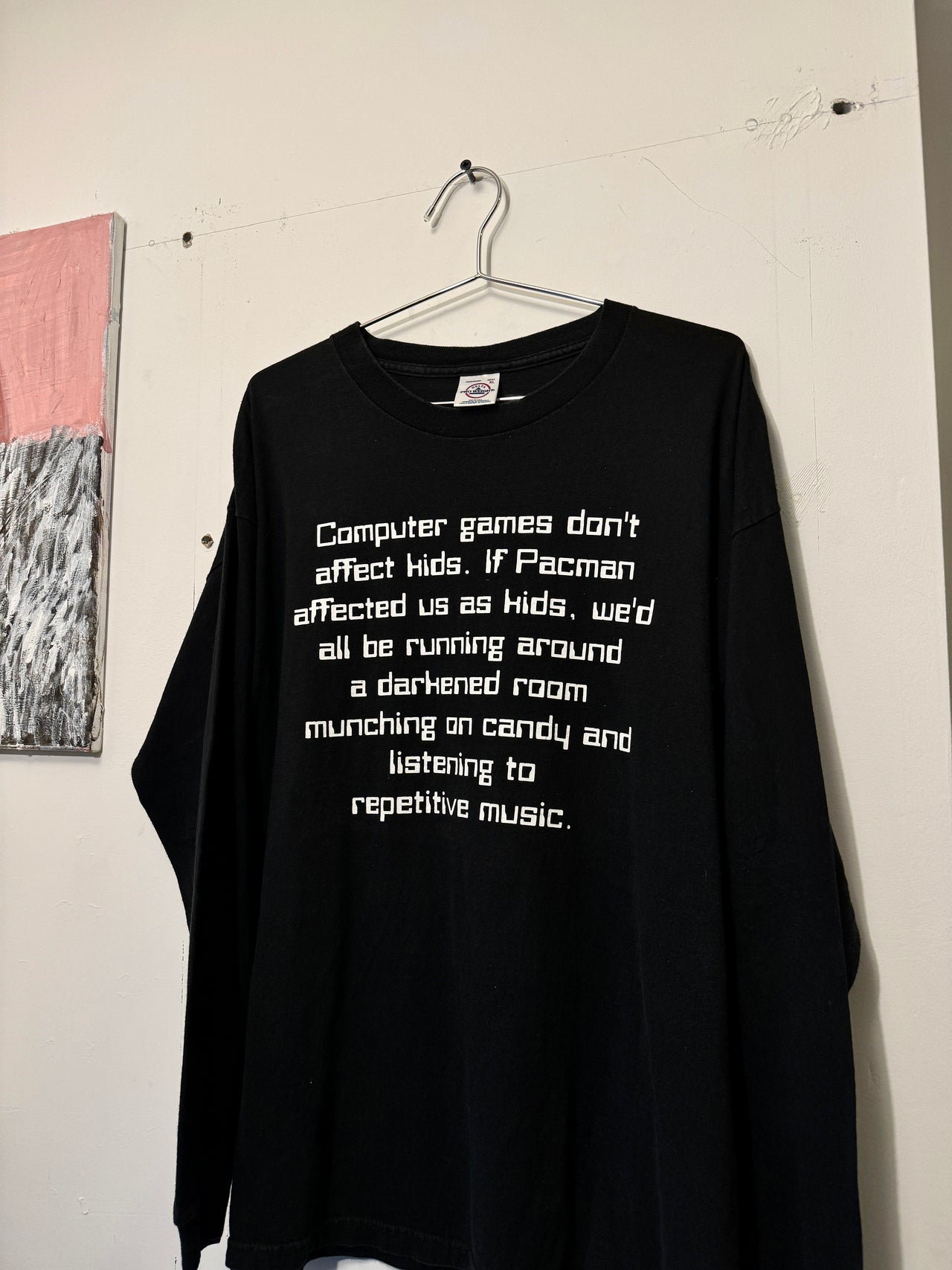 2000S COMPUTER GAMES HUMOR LONGSLEEVE TEE