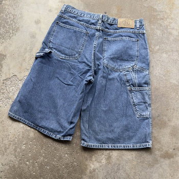 2000S Y2K NAUTICA BAGGY DENIM CARPENTER SKATER JEAN SHORTS