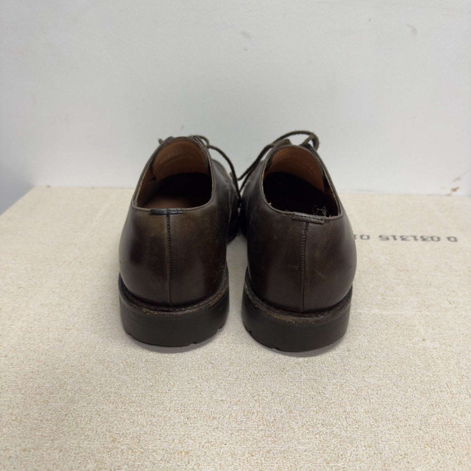 Vintage 2000s Polo Ralph Lauren Brown Leather Derby