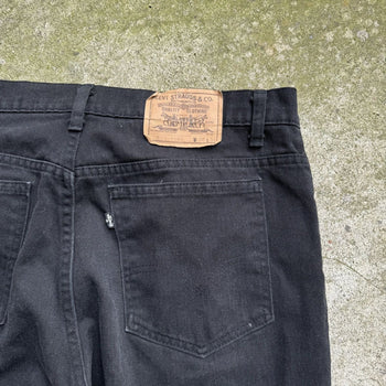 1990s LEVI'S 517 BLACK LIGHT DENIM BOOT CUT JEANS