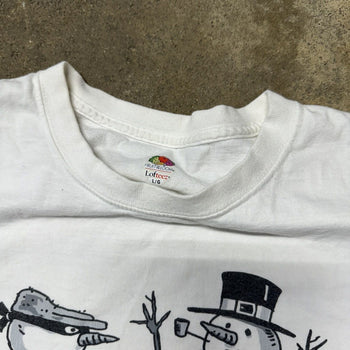 CAMISETA CON PISTOLA DE MUÑECO DE NIEVE STICK EM UP DE LOS AÑOS 2000 Y2K