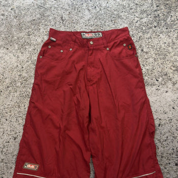 1990年代 Kikwear Kdub ナイロン レイブ バギー ワイドレッグ パンツ