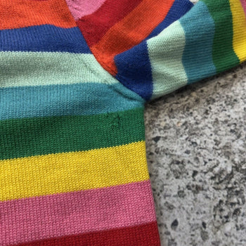Saint Laurent Paris Hedi Slimane AW15 Rainbow Stripe Sweater