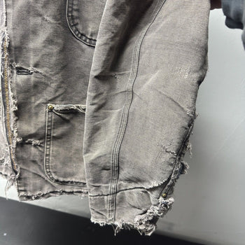 1990s Carhartt Faded Thrashed Distressed Chore Coat Jacket