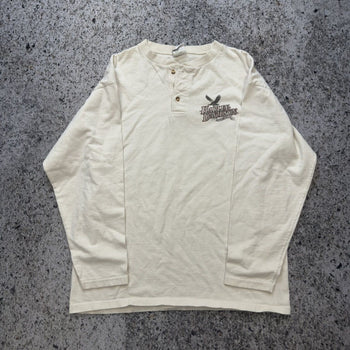 2000s Harley Davidson Henley Button Longsleeve