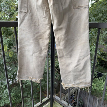 2000s Carhartt Thrashed Faded Distressed Double Knee Pants