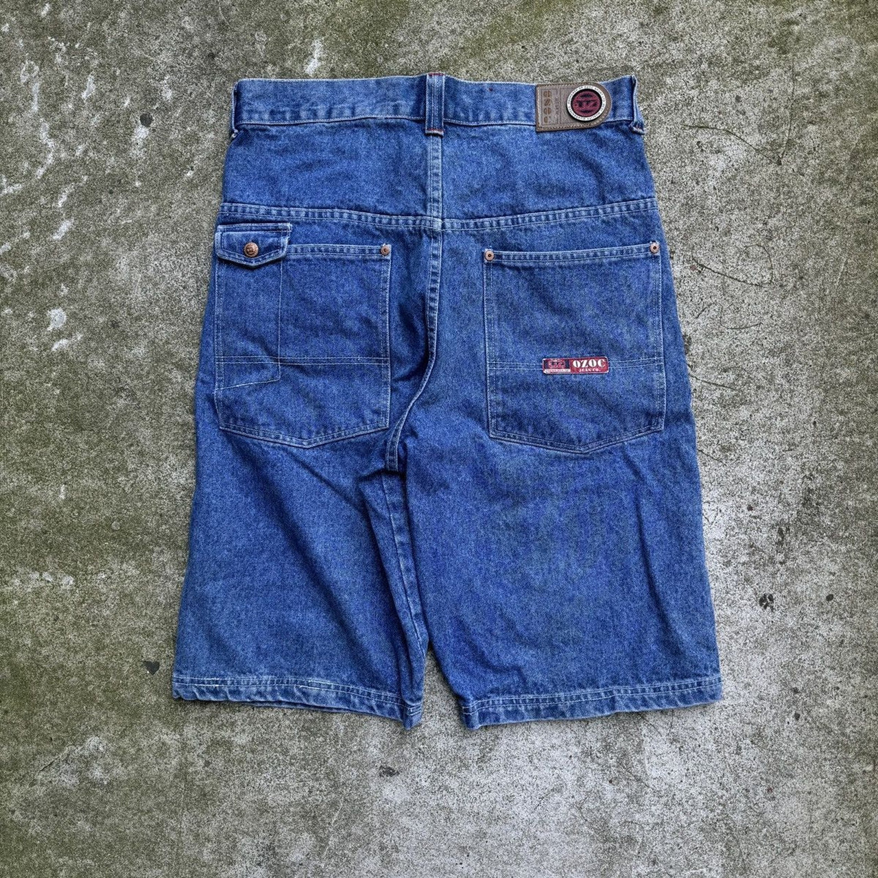 1990s Y2K OZOC Baggy Denim Jean Shorts