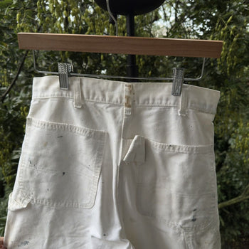 1980s Sears Faded Paint Splattered Carpenter Work Pants