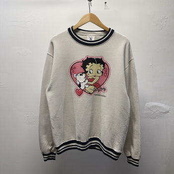 Vintage 1990s Betty Boop Dog Crewneck Sweatshirt