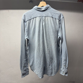 Polo Ralph Lauren Indigo Chambray Knit Work Shirt