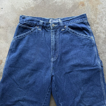 2000S Y2K BAGGY CARPENTER DENIM SKATER SHORTS JORTS