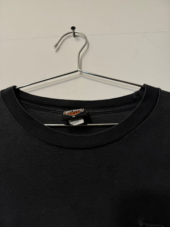 2000S HARLEY DAVIDSON LIGHTNING LONGSLEEVE POCKET TEE