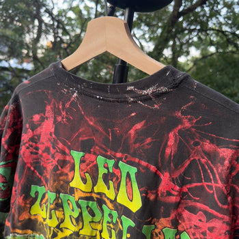 1990s Led Zeppelin Houses of Holy Thrashed AOP Band Tee