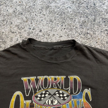 1990s Thrashed World Of Outlaws Racing Tee