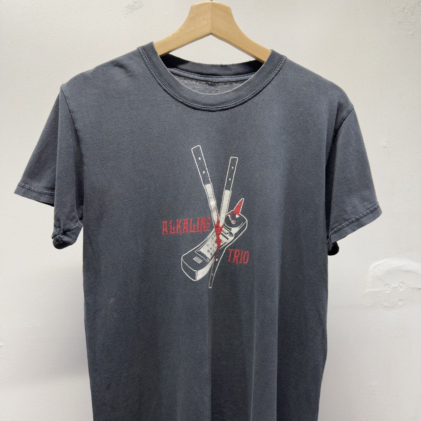 Vintage 2000s Alkaline Trio Faded Distressed Band Tee