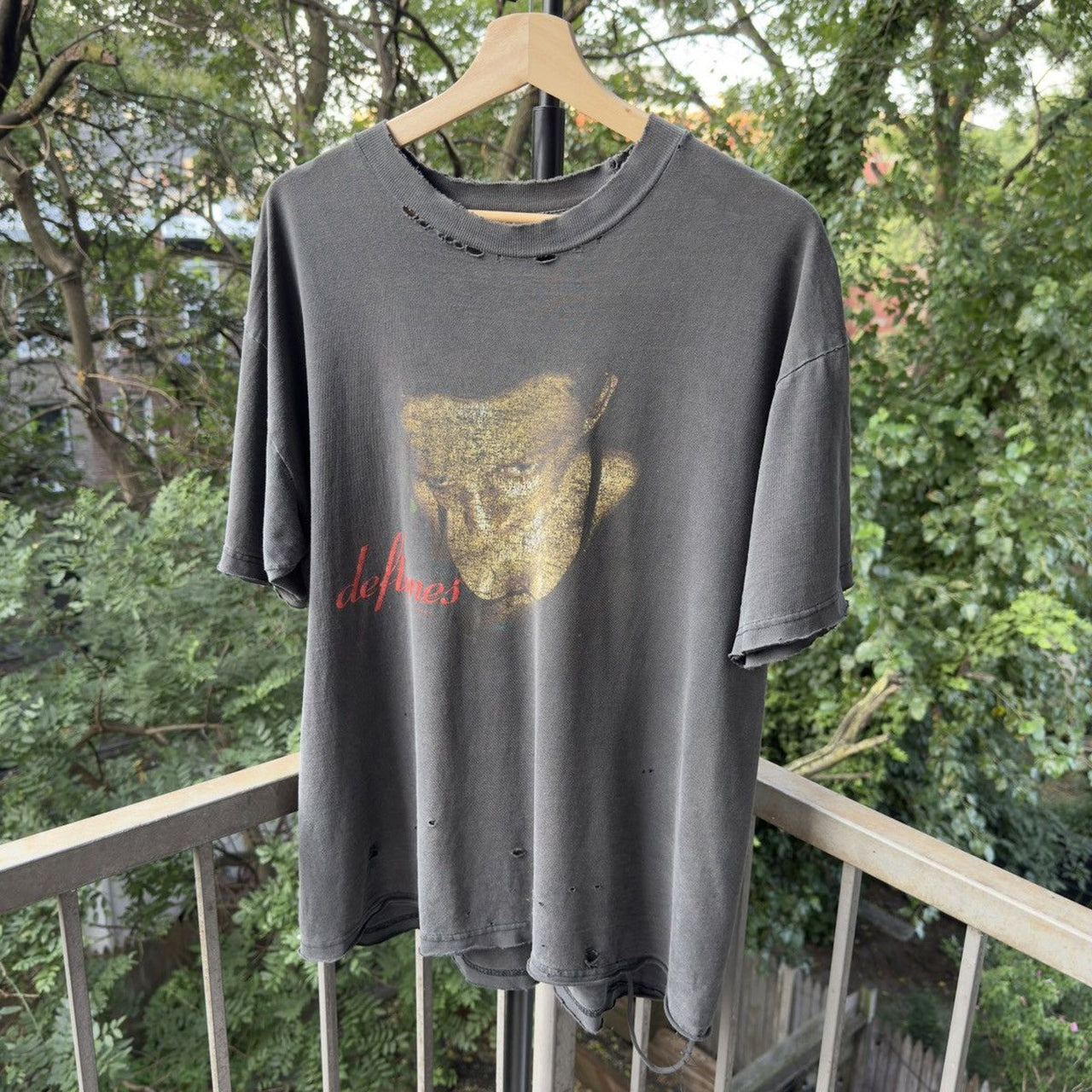 1998 Deftones Around The Fur Thrashed Band Tee