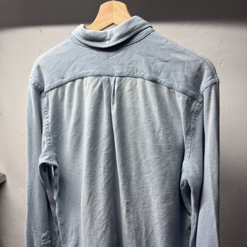 Polo Ralph Lauren Indigo Chambray Knit Work Shirt