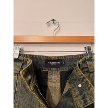 NO FAITH STUDIOS WAVE HEAVY DENIM MEDIUM 32