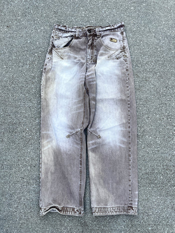 2000s Y2K PEPE JEANS FADED BAGGY DENIM